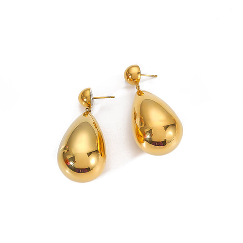 Teardrop Dome Earrings